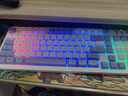 前行者炫光G98静音键盘鼠标套装机械手感游戏电竞无线有线蓝牙三模薄膜高颜值办公电脑笔记本吃鸡外设 海盐【混光】有线-静音按键 实拍图