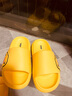 B.Duck小黄鸭童鞋儿童拖鞋男女童四季室内家居鞋浴室一字拖5916黄色30 实拍图