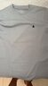 杰克·琼斯（JACK&JONES）25年男装T恤男夏季T恤舒适男士短袖凉感多色上衣纯色水洗不易走形 C13沙灰色 XL 实拍图