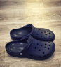 卡骆驰crocs洞洞鞋贝雅男鞋女鞋轻便耐磨一脚蹬拖鞋休闲鞋|10126 深蓝-410 44 (280mm) 实拍图