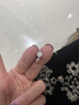 DR. DARLING莫桑钻石耳环女气质轻奢高级感耳饰养耳洞耳针首饰品情人节礼物 莫桑钻耳环50分一对 实拍图