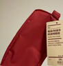 MUJI MUJI 锦纶笔袋 文具盒文具袋简约立体 铅笔盒 大容量尼龙收纳 红色 宽19*高８*厚6.5cm 实拍图