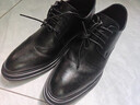 戈耐男士内增高男鞋正装皮鞋男商务休闲鞋真皮增高鞋男英伦德比鞋子男 黑色【增高 8cm】真牛皮 四季款 41 (255mm) 实拍图