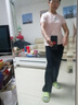 迪卡侬瑜伽直筒长裤宽松运动休闲棉质亲肤健身女-4047310 实拍图