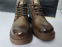 意尔康真皮马丁靴男秋冬新品雪地靴英伦休闲皮靴百搭潮流工装加绒棉鞋男 E54301699咖啡/浅棕 41 实拍图