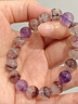 斐绮【招财】天然紫发晶超级七手串紫红超七三轮骨干水晶手链紫钛晶 【7A】10MM（默认手围15CM） 实拍图
