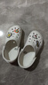 卡骆驰crocs洞洞鞋贝雅男鞋女鞋轻便耐磨一脚蹬拖鞋休闲鞋|10126 卵石色-2V3 36 /37(220mm) 实拍图