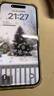 亿色（ESR）【2片】适用iphone16钢化膜苹果16 手机膜秒贴膜无尘仓高清抗指纹全包自动吸附全屏不顶壳前保护膜 实拍图