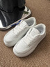 回力小白鞋女款2025新款爆款秋季鞋子女鞋配裙子百搭运动厚底板鞋 白色 脚胖脚宽拍大一码 【4厘米超轻底】 37 实拍图