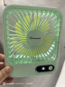 赛亿（Shinee）定时USB风宝卡片蓄电款电风扇小风扇小台扇迷你手持便携风扇学生宿舍办公室桌面风扇4000毫安 实拍图