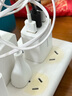 倍思双口充电头USB插座多口快充5V2A/1A充电器插头 适用iPhone15/14/13华为小米安卓手机iPad平板 黑 实拍图