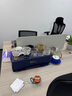 美道 骨瓷咖啡杯套装高档欧式下午茶茶具咖啡具茶杯陶瓷杯子礼盒装 欣欣向荣-6杯碟勺-配贺卡 深蓝色礼盒装 实拍图