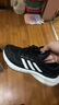 阿迪达斯 （adidas）男女跑步鞋秋季减震舒适跑步运动鞋IH6038 黑色 36.5码 UK4 实拍图