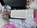 RK R87机械键盘电竞游戏专用电脑办公有线客制化87键青轴茶轴银轴全键热插拔白色 云霞-冰蓝光-有线单模 茶轴(45gf段落) 实拍图
