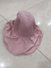 笙格儿夏季帽子女大檐帽防紫外线遮脸防晒帽遮阳帽太阳渔夫黑胶百搭大沿 粉色 均码 实拍图
