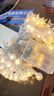彩灯灯带氛围灯生日装饰LED小灯串户外露营星星灯串场景物业公司小区场地布置 10米80灯 星星+圆球【电池+USB】 实拍图