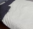 无印良品100%纯棉床上四件套全棉床单四件套 被套200*230cm 深灰速写条纹 实拍图
