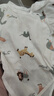 婧麒（JOYNCLEON）婴儿衣服夏季包屁衣纯棉新生儿男女宝宝连体衣薄款三角哈衣爬服 萌兽派对 59cm 【1-3个月体重3.5-6.9kg】 实拍图