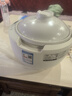vdada 日本家用电饭煲3升土锅无涂层纯陶瓷内胆多功能炖锅煲汤砂锅定时预约柴火饭 3L 1-4人适升级 双胆 3L 白色 实拍图