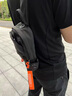 回力斜挎包男士新款潮牌大容量胸包平板单肩包多功能休闲斜跨腰包挂包 黑色【带挂绳+可放11寸平板】 实拍图