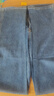 真维斯（Jeanswest）牛仔裤男春夏季新款直筒宽松休闲长裤男弹力高端百搭阔腿裤子男 蓝色 32 (2尺5) 实拍图