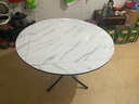 雷鑫智圆桌折叠桌餐桌家用饭桌方圆两用非实木简易吃饭桌子10人大圆桌 1.17米（烤漆腿） 实拍图