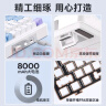 狼蛛（AULA）  F99Pro客制化机械键盘gasket结构全键热插拔有线蓝牙无线三模连接办公电竞游戏 F99 Pro 烟蓝海雾-烈焰紫轴V2 实拍图