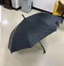 天堂 长柄加大雨伞半自动强抗风商务直杆伞晴雨伞65*16骨 云炭黑 实拍图