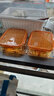 COOKSS耐热玻璃饭盒学生上班族保鲜饭盒大容量分格饭盒微波炉便当盒餐 实拍图