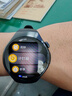 HUAWEI WATCH 5 42mm基础款深锖色不锈钢表壳幻月黑氟橡胶表带首创X-TAP智感窗鸿蒙腕上小艺eSIM通信手表 实拍图