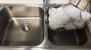 摩恩（MOEN）水槽双槽套装304不锈钢水槽厨房水槽洗菜盆洗碗池台下盆SK28106SL 800*450双槽+下水配件 实拍图