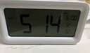 得力（deli）儿童节礼物多功能背光电子闹钟儿童智能钟学生专用起床神器开学必备 白LE103 实拍图