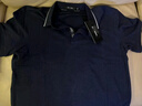 七匹狼短袖T恤男夏商务休闲POLO打底衫菠萝纹翻领男装透气上衣服饰 实拍图