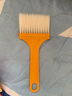 塑料清洁毛刷长柄扫灰油漆刷烧烤刷薄柄刷子键盘画笔石板刷硬毛刷 精致板刷1号毛宽6cm 实拍图