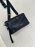 ANDSEEYOU品牌 单肩包男 休闲男士真皮小挎包 时尚潮流斜跨手机包 头层牛皮日系男包 简约手包 黑色 实拍图