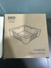 DKO玻璃烟灰缸创意水晶家用客厅防飞灰办公室用大气轻奢高级感上档次 14.8cm方形烟灰缸（透明）*2个 实拍图
