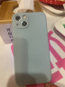 品胜 适用苹果13手机壳iphone13柔性液态肤感保护套全包防摔13超薄软壳直边手机壳 远峰蓝 实拍图