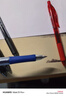 派通（Pentel）BLN105按动红色中性笔高颜值0.5mm签字笔商务学生速干水笔水性笔文具 红杆红芯单支装 实拍图