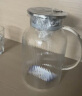 青苹果耐热玻璃水壶 可明火直烧凉水壶冷水壶花茶壶泡茶围炉煮茶壶1.6L 实拍图
