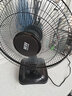 英将电风扇台式家用摇头静音台扇大风夏天学生宿舍小型电扇转页落地扇 台扇16寸五扇叶+延长线 实拍图