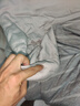 罗莱家纺 深睡冰皮被3.0 A类可水洗60支兰精天丝凉感夏被 灰1.5米 实拍图