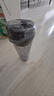 特百惠（Tupperware）晶彩MAX塑料杯600ml 男女士学生夏季运动水杯子户外大容量 高级灰 实拍图