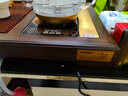 金灶（KAMJOVE）实木茶盘带烧水壶一体 自动上水茶具泡茶器全套茶台茶盘套装R-190 黑檀木单茶盘（不含茶艺炉） 实拍图
