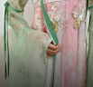 十三余小豆蔻儿[佩玉春风]刺绣粉色裙子印花对襟衫唐制汉服女原创 配饰 现货 M 实拍图