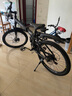 Jeep吉普自行车折叠山地男女学生24寸27速双减震公路单车战神-骑士黑 实拍图