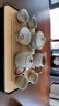 汝窑功夫茶具套装新款喝茶家用泡茶陶瓷盖碗茶壶茶杯子套装无茶盘 汝窑功夫茶具13件套【含茶盘】 实拍图