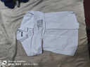 罗蒙儿童白衬衫男童女童长袖小学生表演出校服 白色 150 实拍图