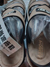 欧伦啄木鸟凉鞋男外穿防滑防臭沙滩鞋厚底耐磨秋季开车凉拖两用鞋 卡其色 【舒适按摩底】 40 【偏小一码，适合39码脚】 实拍图