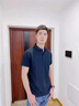 吴衣斯冰丝polo衫定制工作服印字logo文化广告衫工衣订做t恤聚会工服 600冰离子藏蓝色可定制 L可定制 实拍图