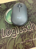 罗技（Logitech）时尚系列 PEBBLE鼠标 无线蓝牙鼠标 办公静音鼠标 女性鼠标对称鼠标 鹅卵石造型 石墨黑 实拍图